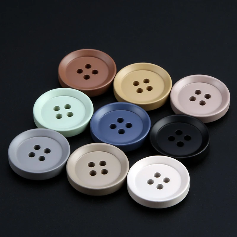 斜边树脂纽扣高端大衣西装毛衣外套装饰配件扣子毛呢衣服大号钮扣