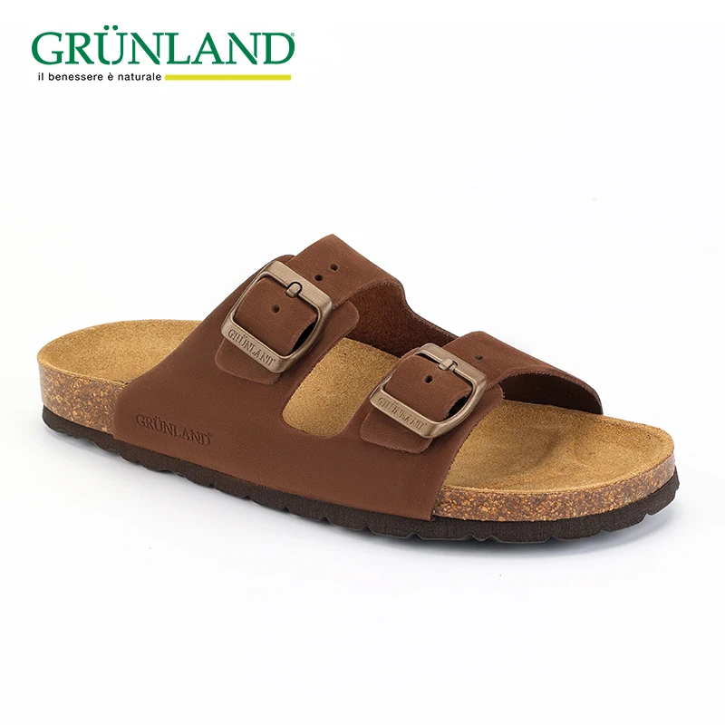 GRUNLAND格陵兰软木拖鞋女新款进口耐磨凉拖鞋拖外穿一字拖软底