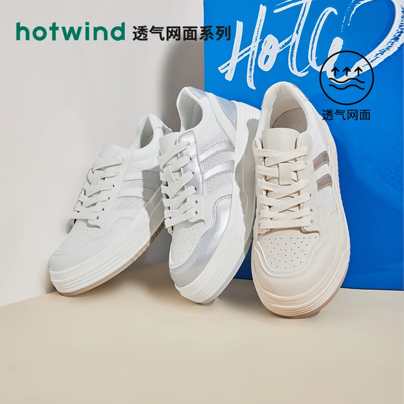 热风2024年秋季新款女士时尚休闲鞋H14W4702