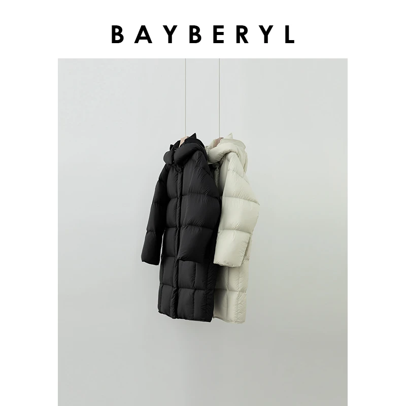 Z6-BAYBERYL老贝北纬45° 蓬松百搭保暖冬连帽羽绒服YRF4K1936