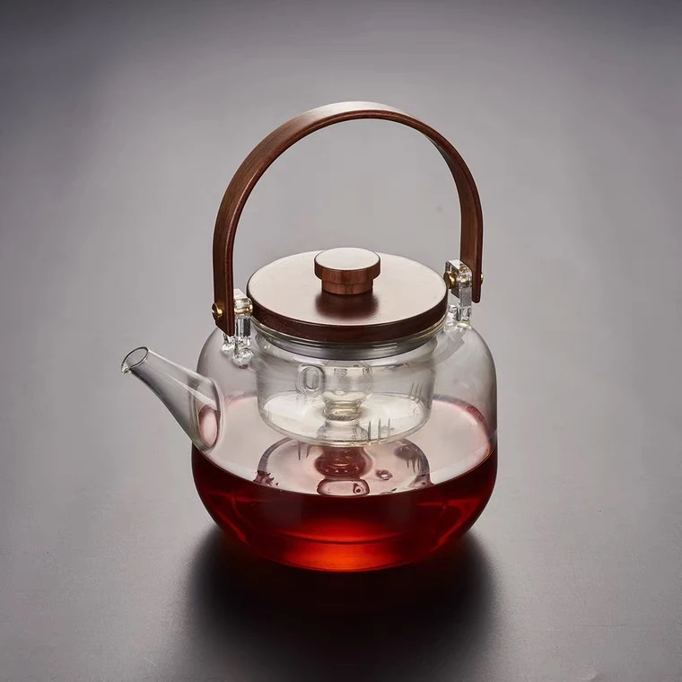 高鹏硅耐高温玻璃煮茶壶蒸煮壶家用泡茶壶