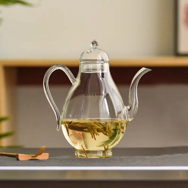 仿宋茶壶，高硼硅耐热泡茶壶煮茶壶，自带过滤
