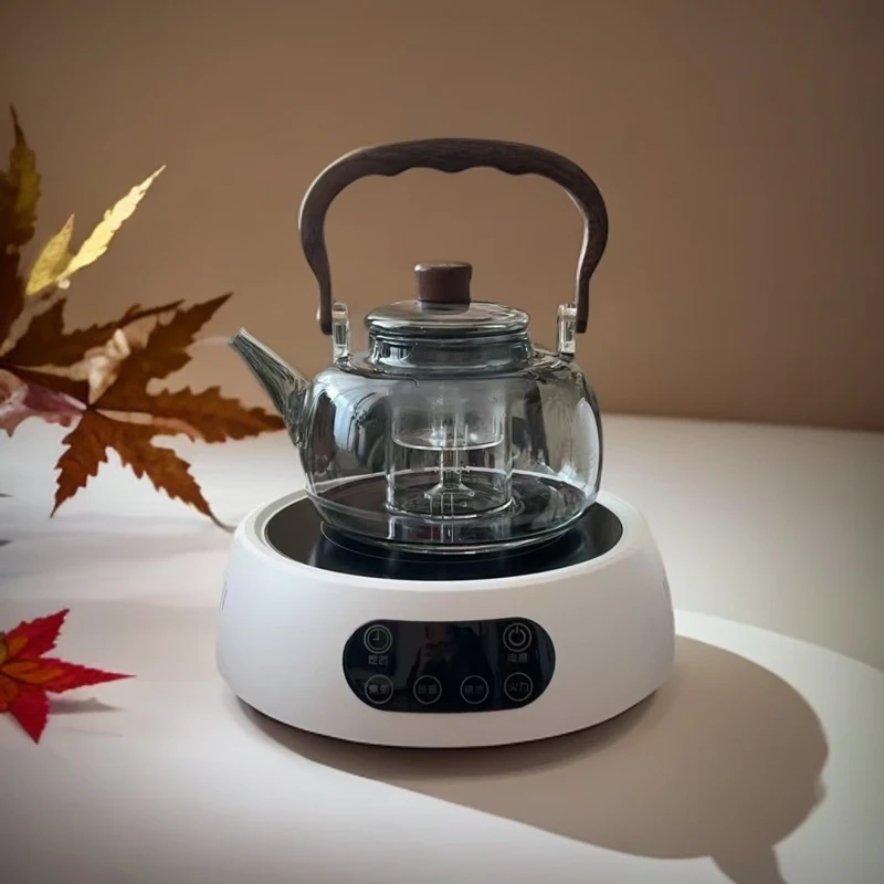 康米小型家用电陶炉玻璃煮茶壶套装1500瓦大功率电茶炉套装