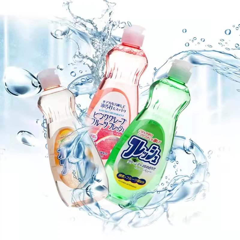 [4瓶包邮]日本进口火箭洗洁精600ml