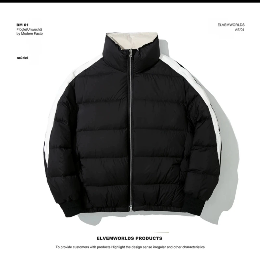 【清仓捡漏】23666 男士秋冬羽绒服加厚立领宽松保暖时尚休闲