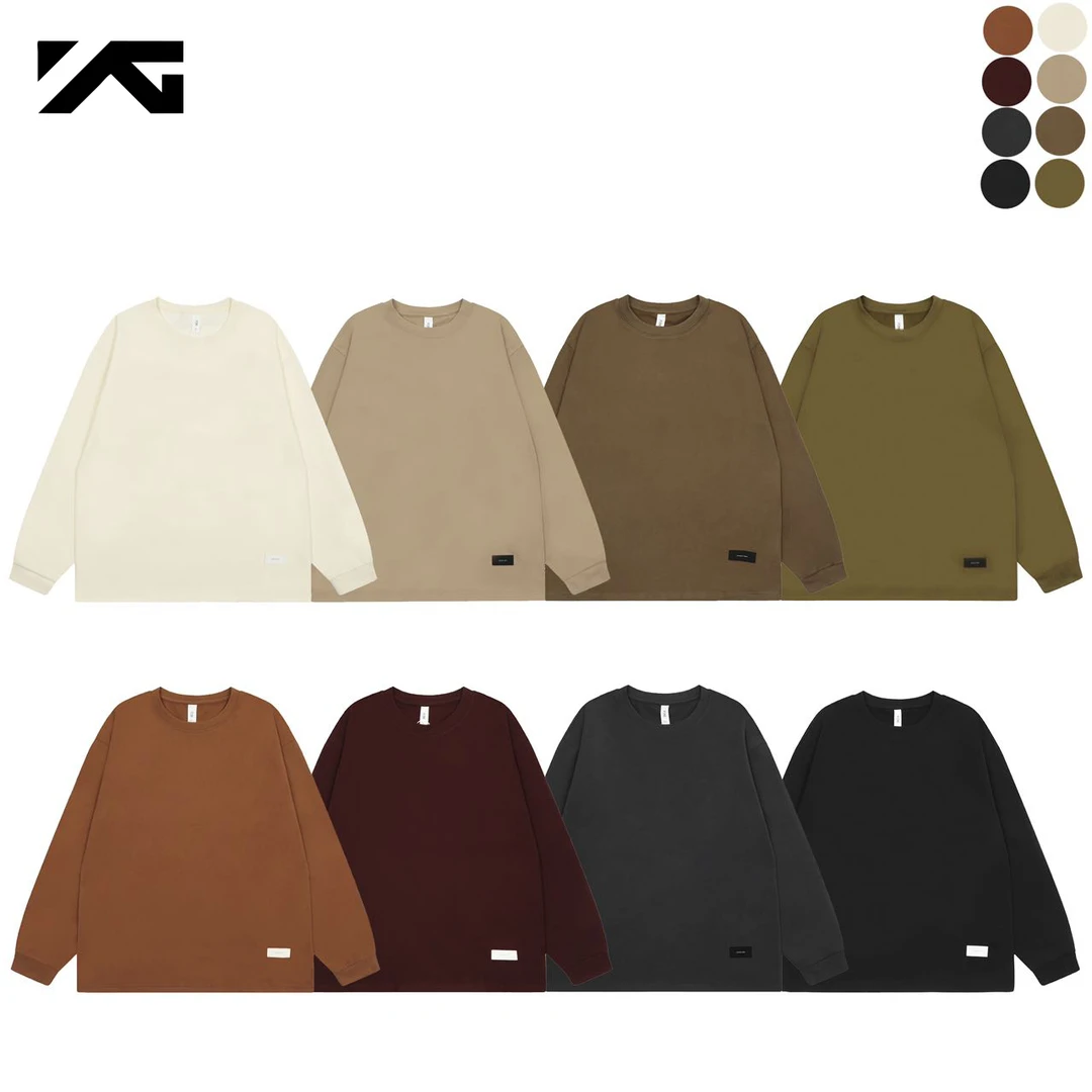 【清仓捡漏】男士秋冬德绒打底衫简约百搭宽松情侣款纯色内搭长袖