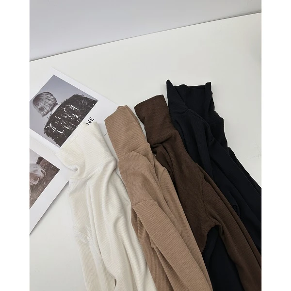 【储热绒】巨好穿 不卡脖子的堆堆高领显瘦纯色打底衫