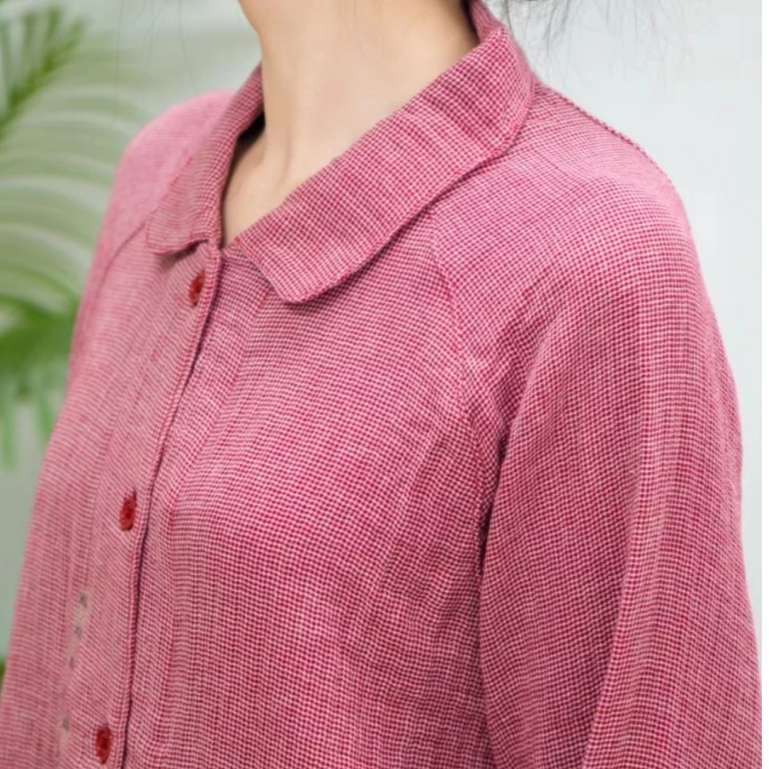 新疆长绒棉 全棉四层纱睡衣家居服套装