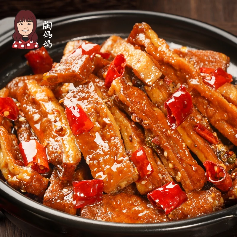 陶妈妈麻辣长豆干素香辣豆腐干重庆特产小吃卤味熟即食180克甜辣