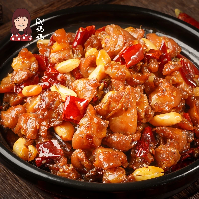 陶妈妈冷吃麻辣掌中宝即食鸡脆骨卤味熟肉类休闲小零私房菜120克