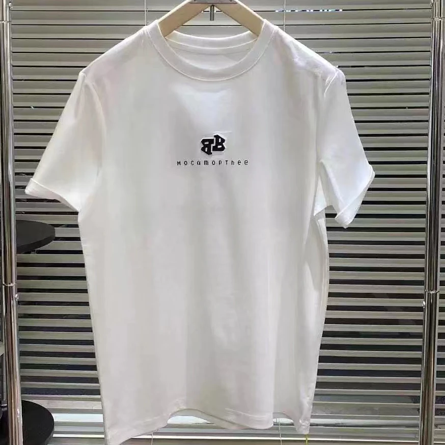 9873夏季男士新款时尚潮流重磅短袖