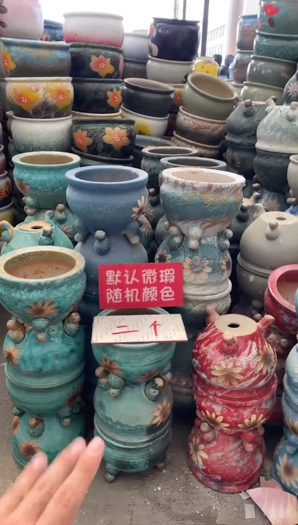 【闪购商品】瓷摆件23-1口径12高11随机两只默认瑕疵