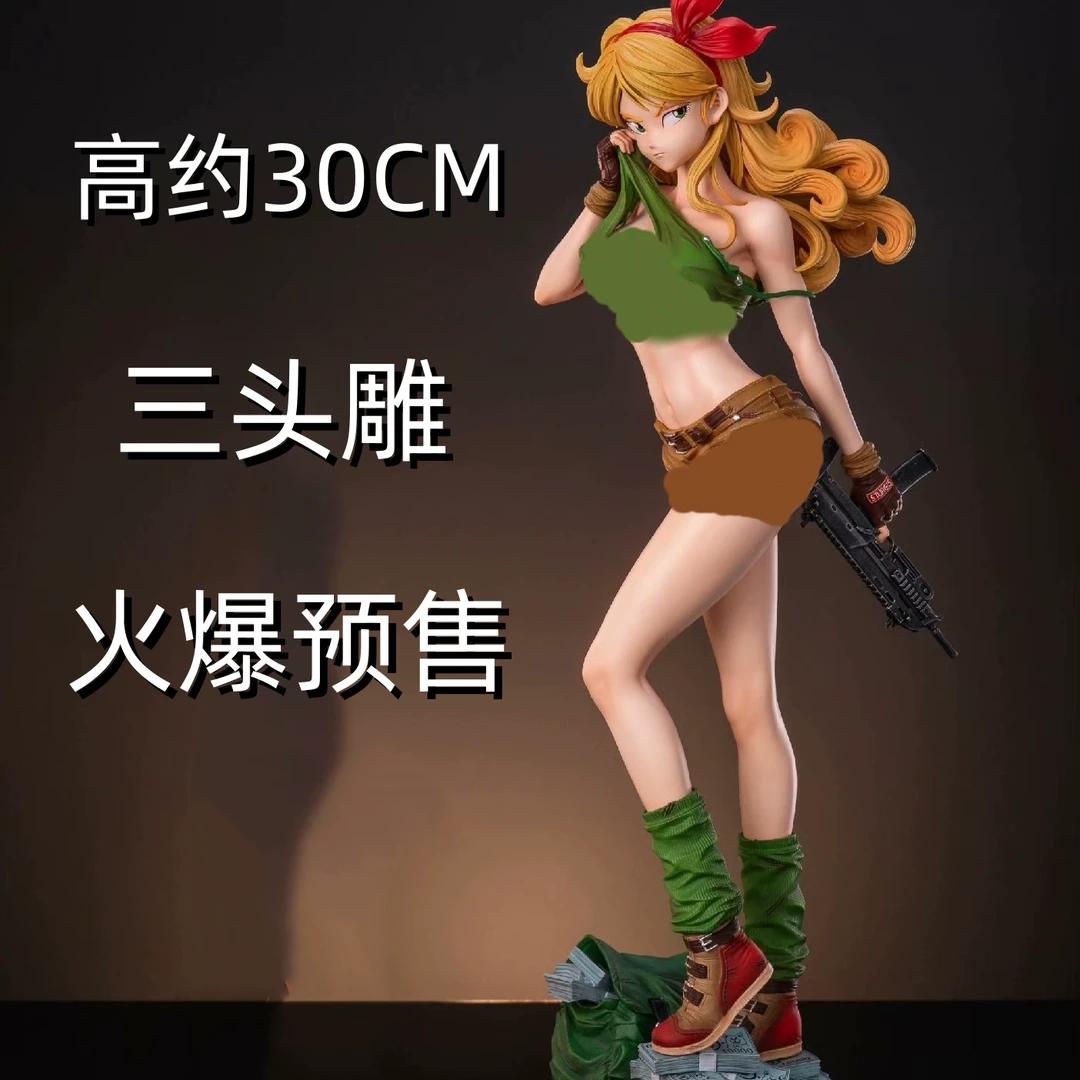 【ai全款预定】七龙珠系列手办  1/6  兰琪  三面雕    雕像 预订卡