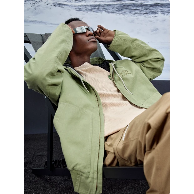 FFF官方AFGK国潮水洗外套男女秋季新款美式钢印休闲工装夹克开衫