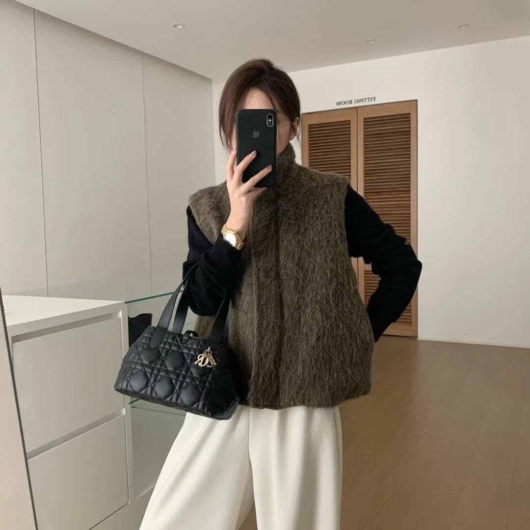 COCON-【马甲线】秋冬气质休闲宽松网红保暖高级羊驼毛混纺马甲