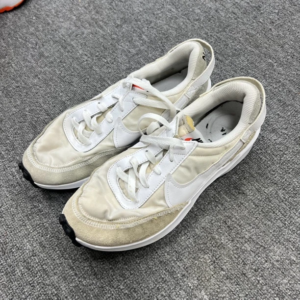 40.5码/内长260/二手正品/Nikedebu织物休闲鞋米白色/公价1089