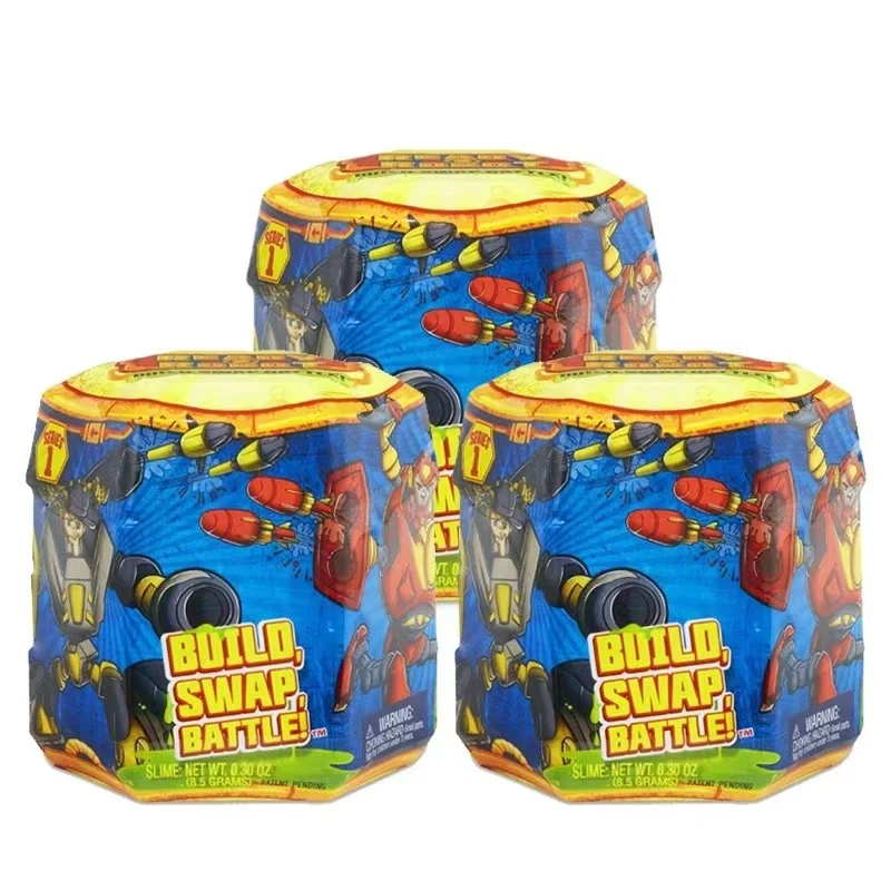 Ready2Robot机器人之DIY史莱姆泥拼装公仔盲盒竞技战斗男孩子玩具