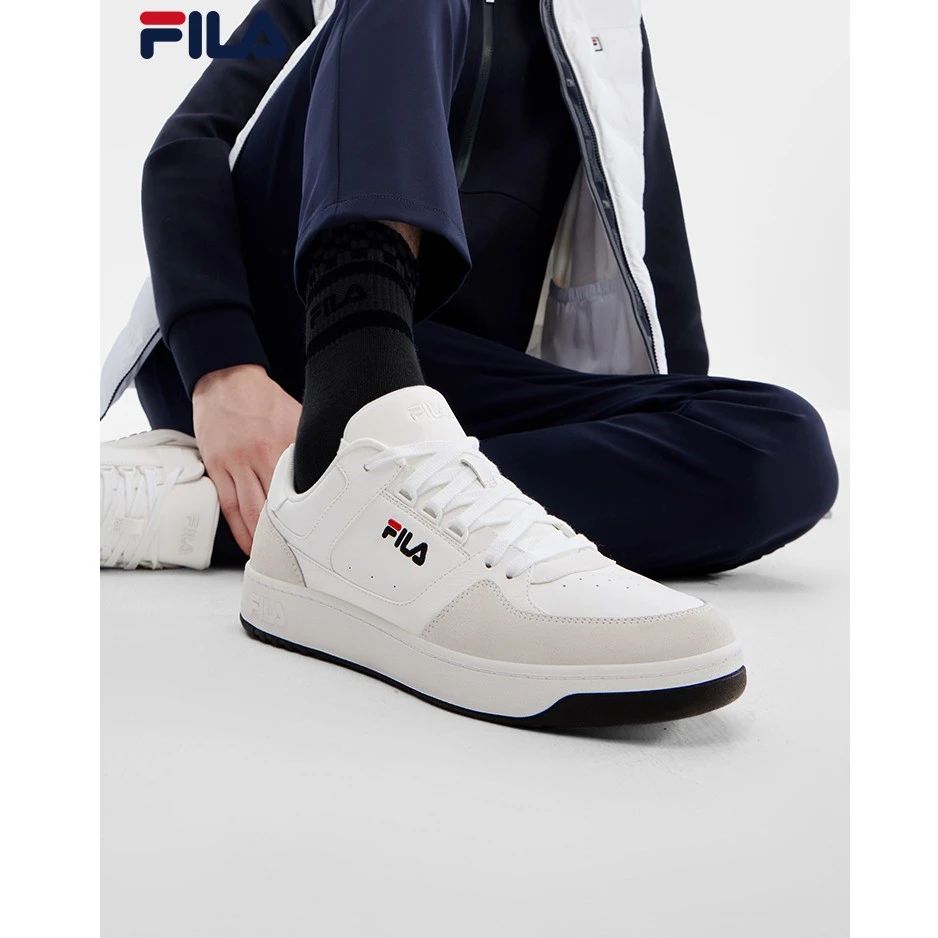 FILA 斐乐男鞋官方CHIC板鞋2023冬新款时尚休闲鞋