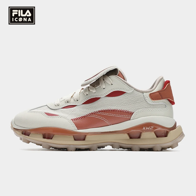 FILA 斐乐官方女鞋KM 2 CNY先锋运动鞋2025春季新款叠叠鞋休闲鞋
