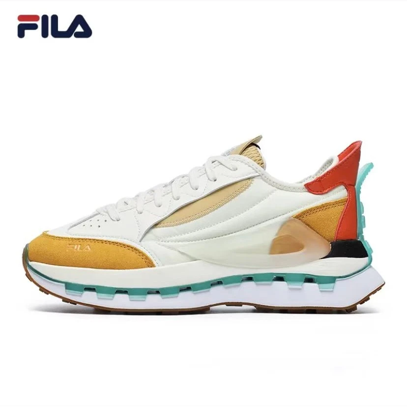 FILA 斐乐KM运动情侣时尚轻便休闲跑步鞋F12M233113F/F12W233113F