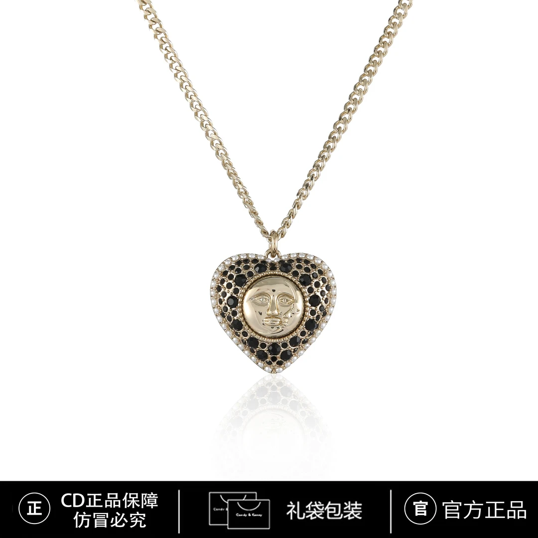 铜合金项链 CNC精工 锆石CD【娃娃脸】气质轻奢时尚项链   4001