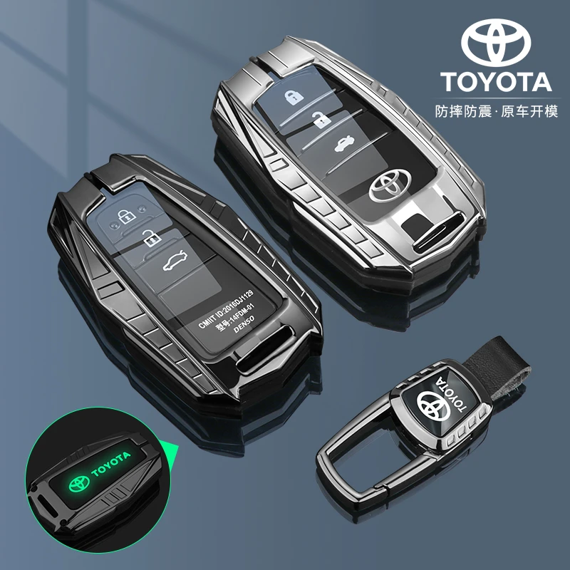 适用丰田凯美瑞钥匙套亚洲龙卡罗拉威兰达汉锋兰达赛纳汽车壳男