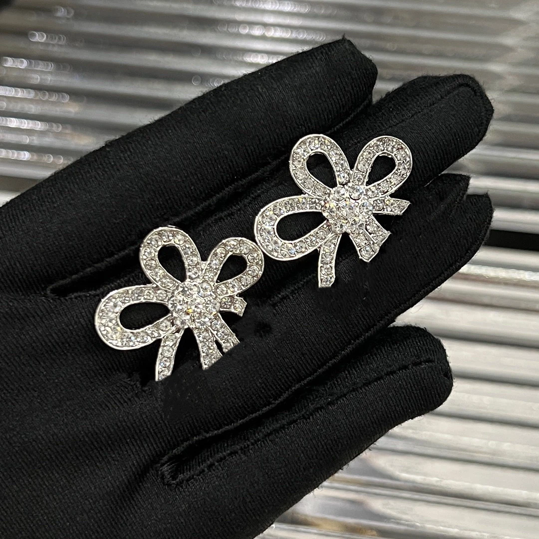 铜合金耳饰 C790银色精致时尚气质耳环