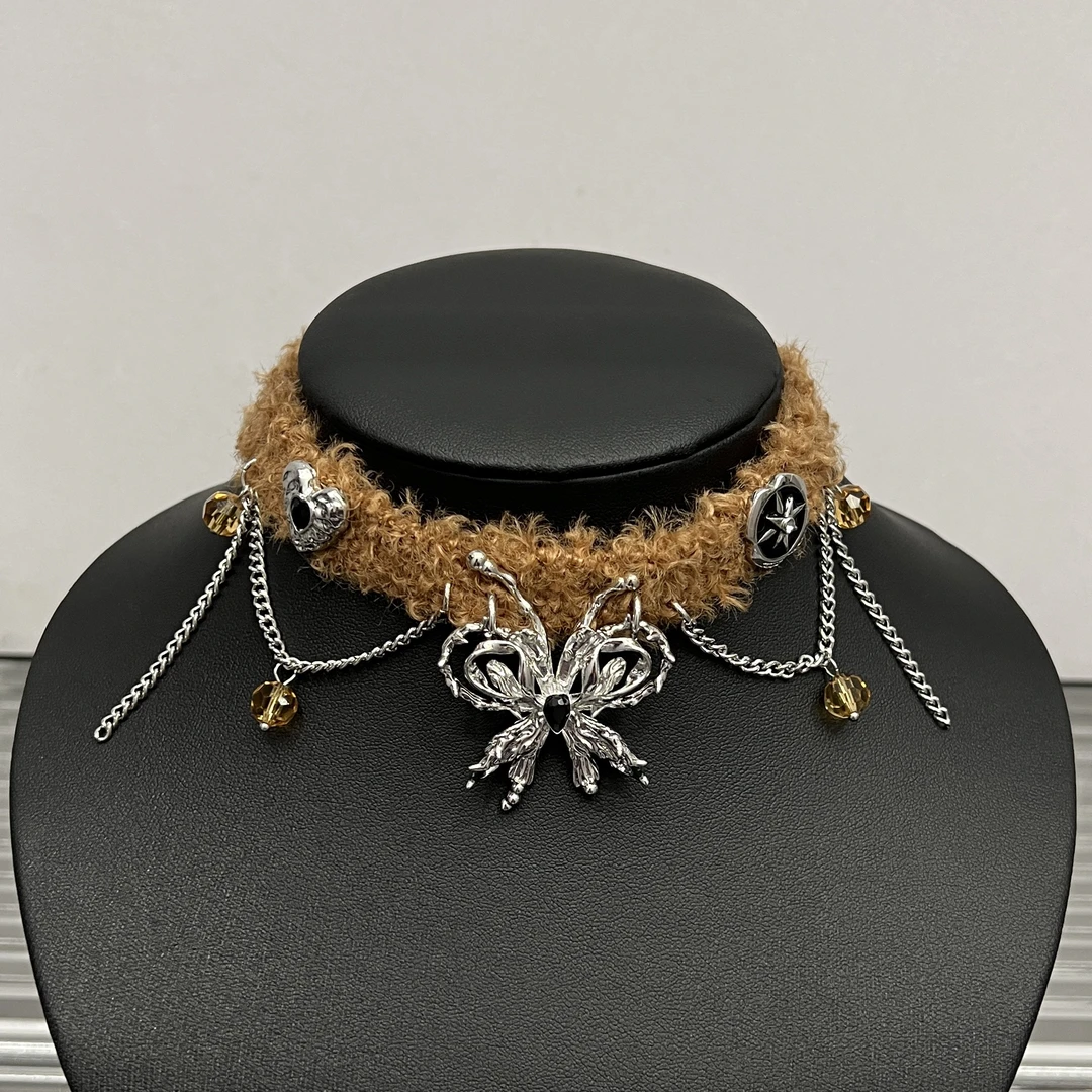 铜合金项链 D196素款气质链条银色轻奢时尚项链