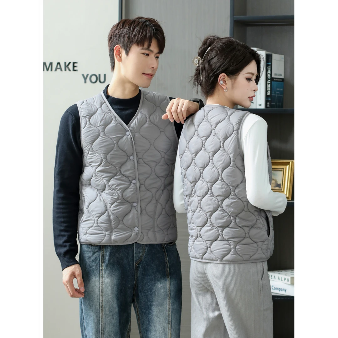 轻柔保暖情侣绵羊毛马甲