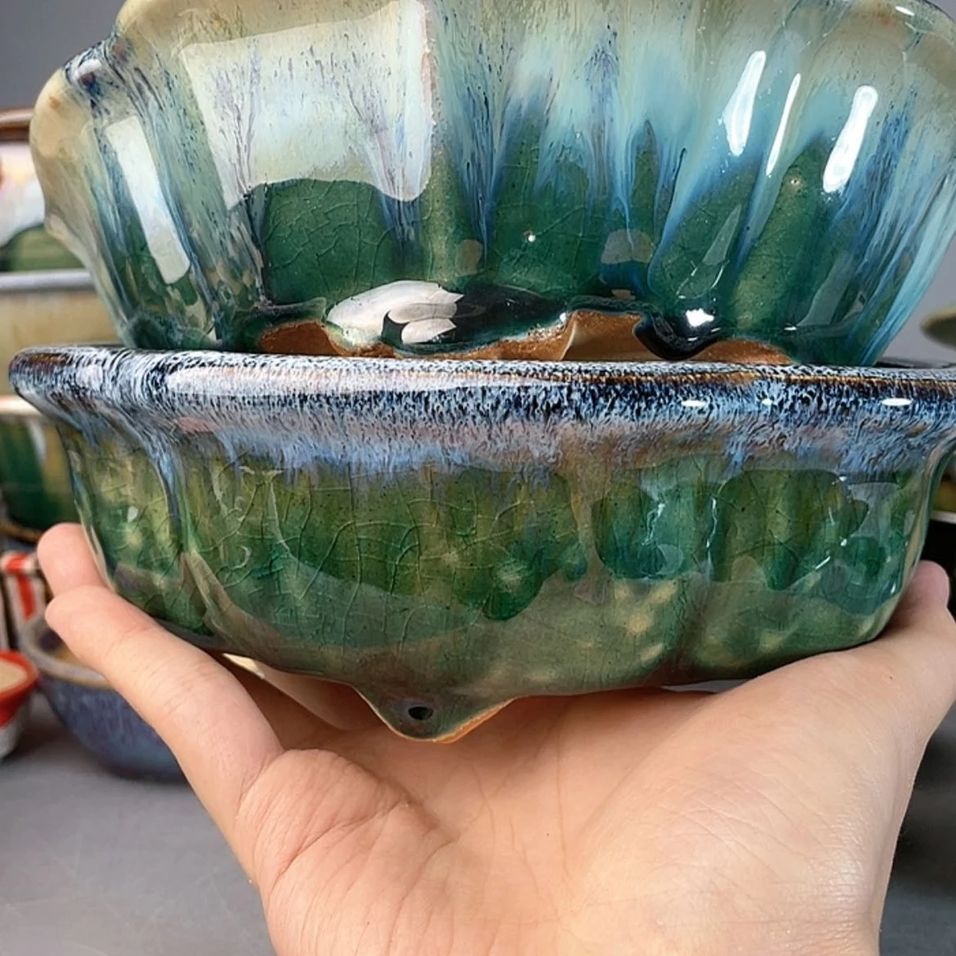【闪购商品】紫砂花盆馒***王