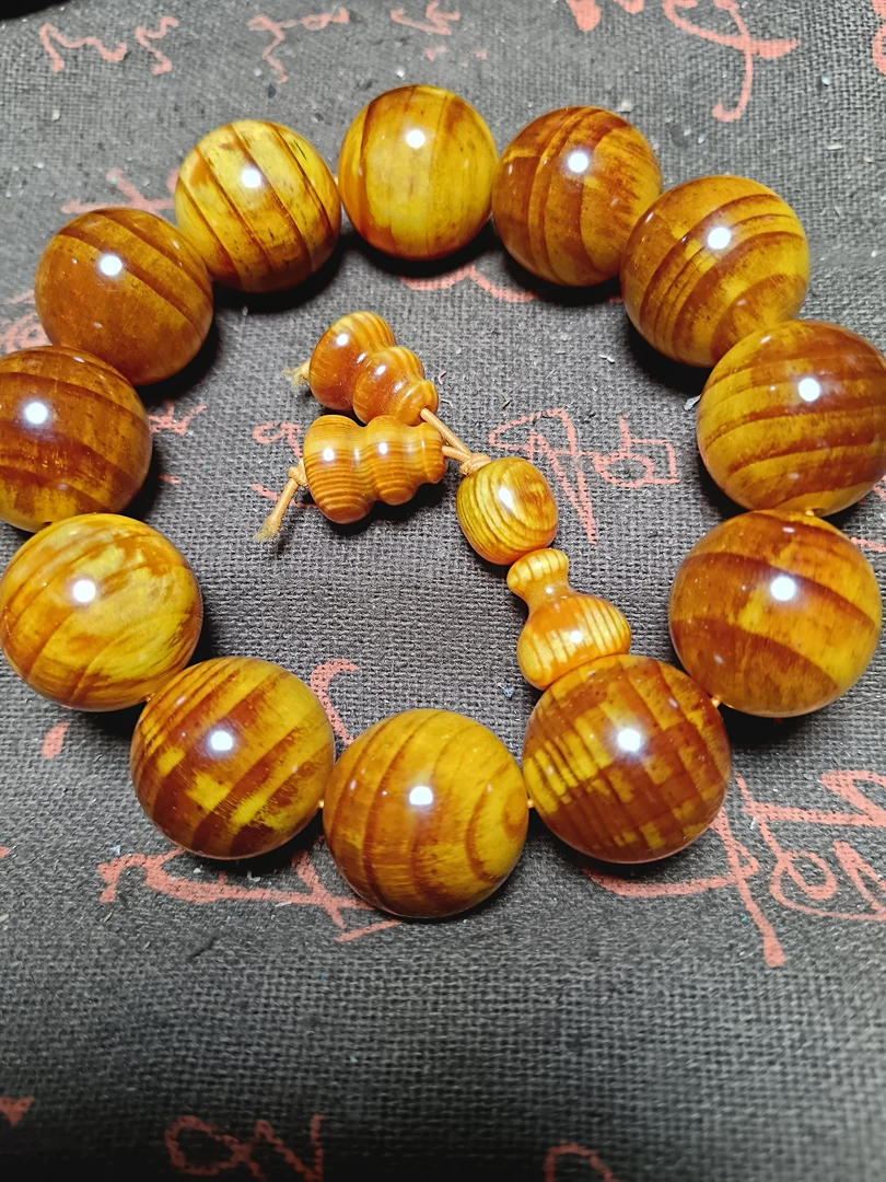 优选精品血龙木手串（琥珀木）