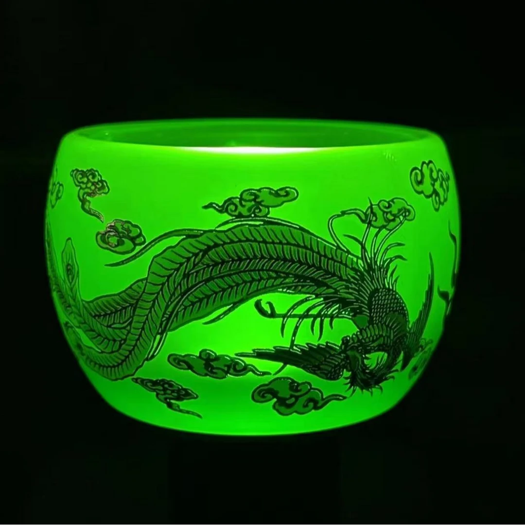 【闪购商品】高端茶器 绿龙凤 主人杯