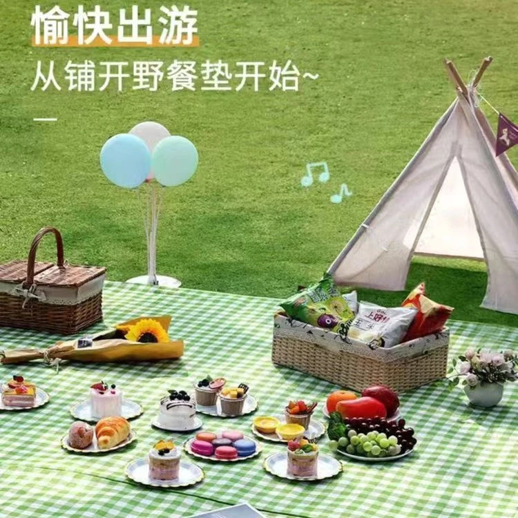 野餐垫加厚防潮户外露营草坪垫便携沙滩垫子郊游野炊春游地垫防水
