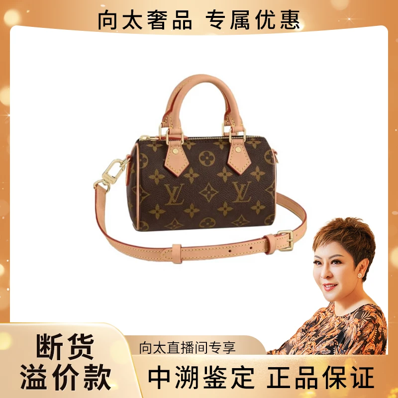 全新未使用 LouisVuitton/路易威登 Speedy nano枕头包/原盒