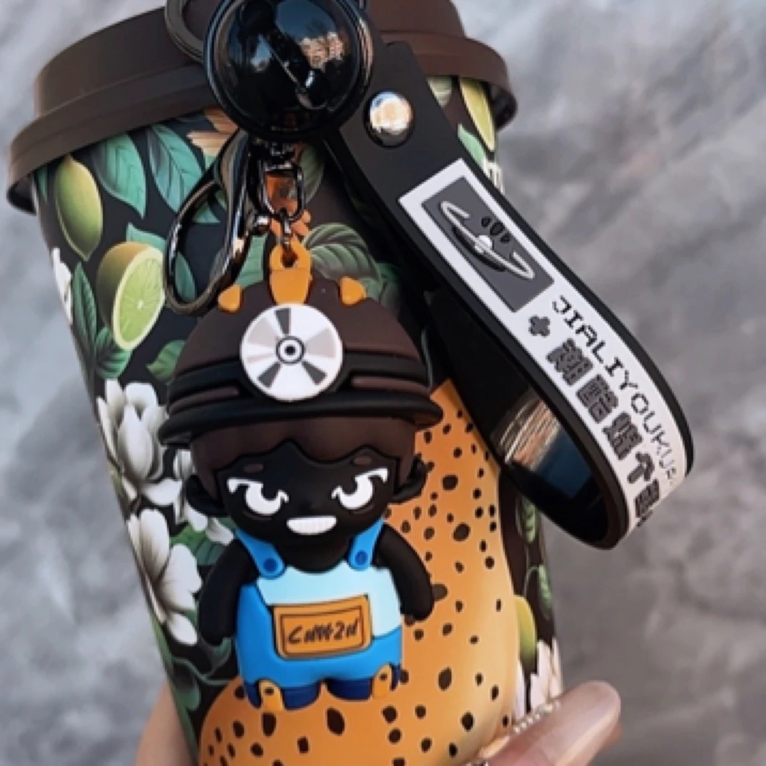 “煤个蛋”钥匙扣书包挂件潮酷矿工公仔