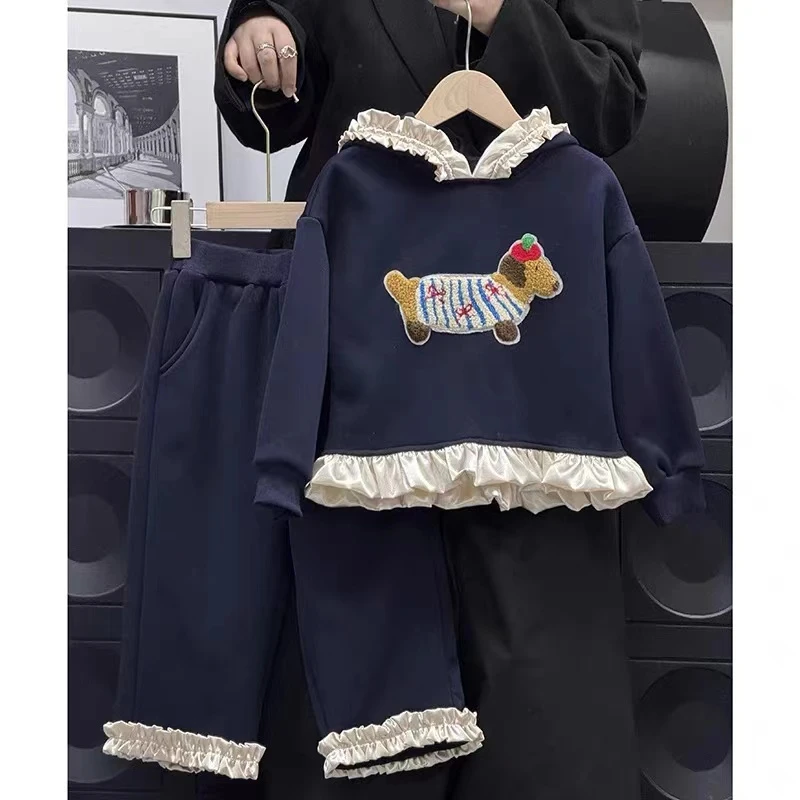 A-Y49女宝春秋时尚套装潮流洋气新款