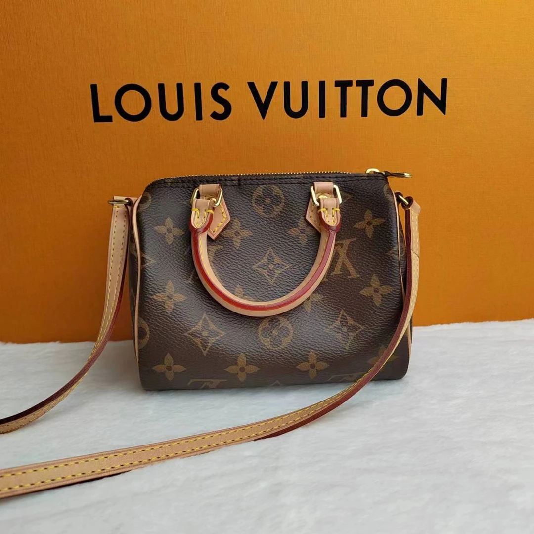 99新 LouisVuitton/路易威登 speedy nano 老款单肩斜挎包 801920
