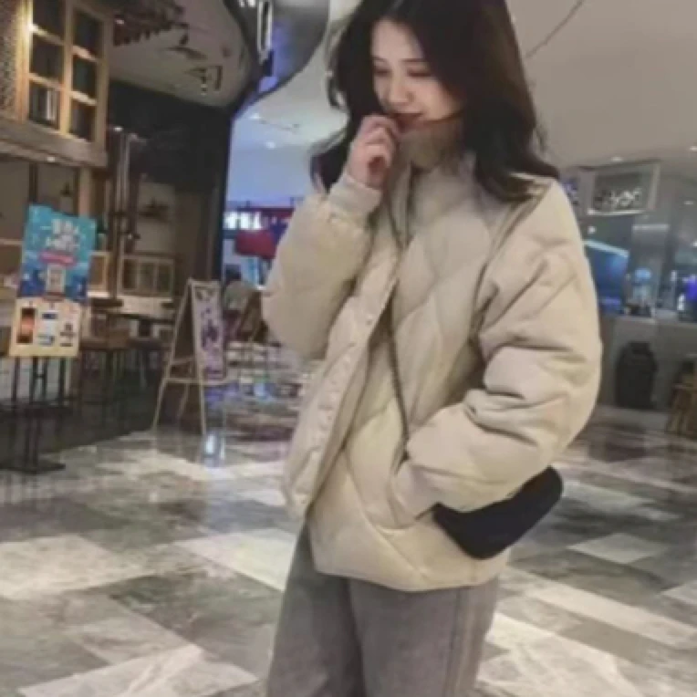 2208棉服棉衣外套宽松韩版短款加厚百搭冬季女装