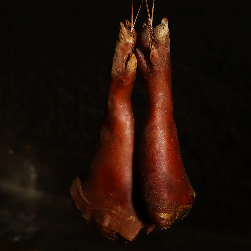 【腊猪蹄】正宗烟熏腊猪蹄子 1500g剁块真空包装