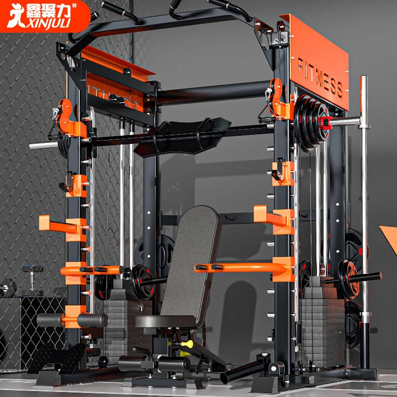训练器一体家庭健身器材龙门架站综合深蹲力量史密斯机飞鸟多功能