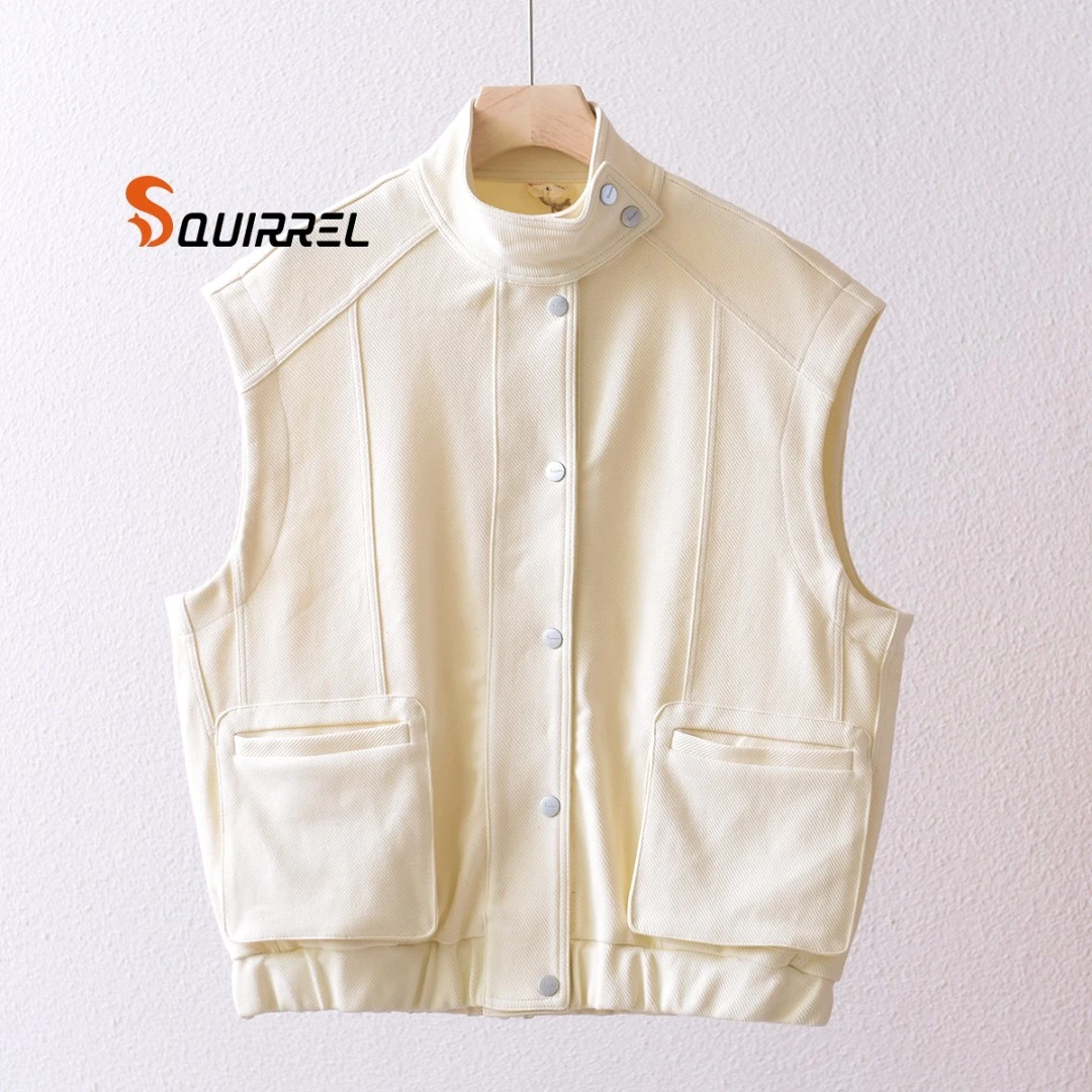 H23S02-39  春季爆款女士马甲韩版休闲马甲女士