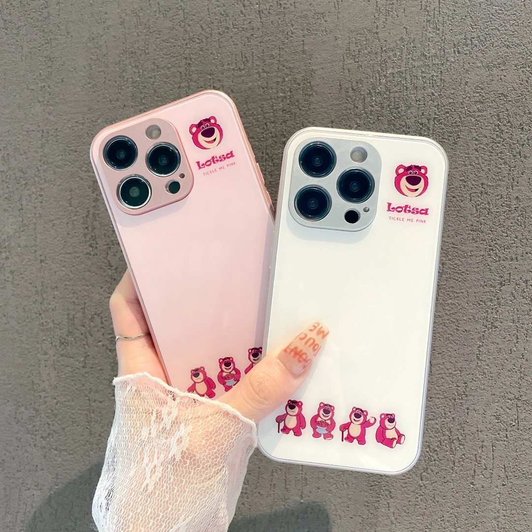 手机保护壳iPhone华为小米14Pro玻璃壳VIVOOPPO荣耀防摔透明新款i