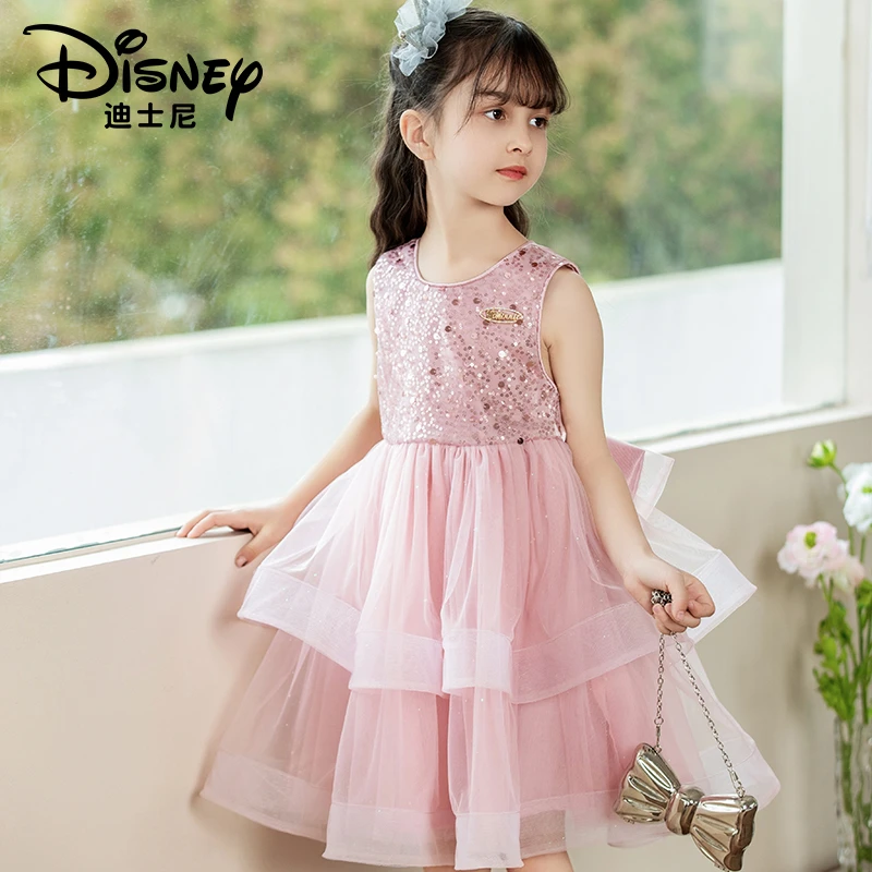 【FF】Disney/迪士尼女童夏季亮片连衣裙XCE2SQ160