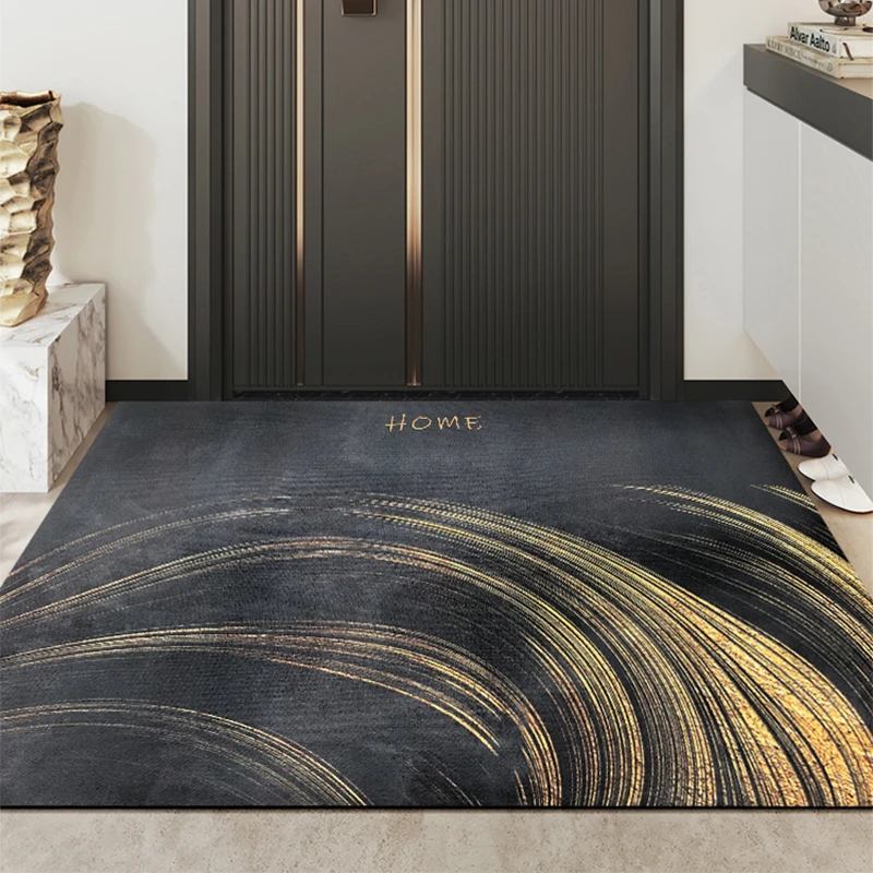 简约轻奢入户门地垫可裁剪家用进门玄关防滑脚垫门口耐脏地毯门垫