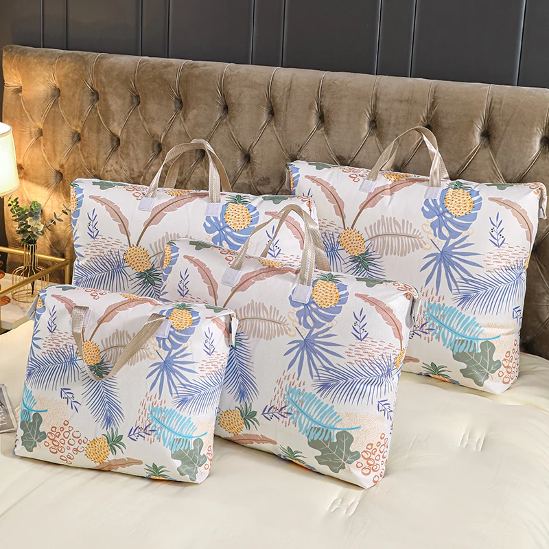 卡通被子衣服收纳袋防水防潮加厚无纺布面料加大超大袋子