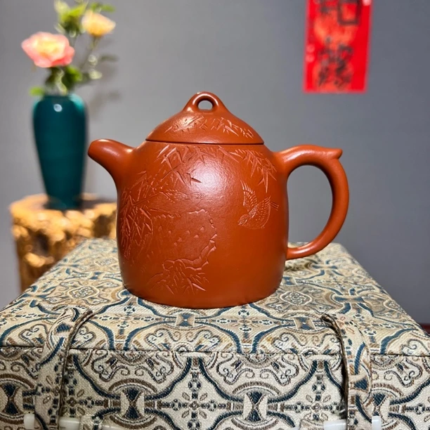 全手工·秦权·原矿朱泥·235cc·范老师作品