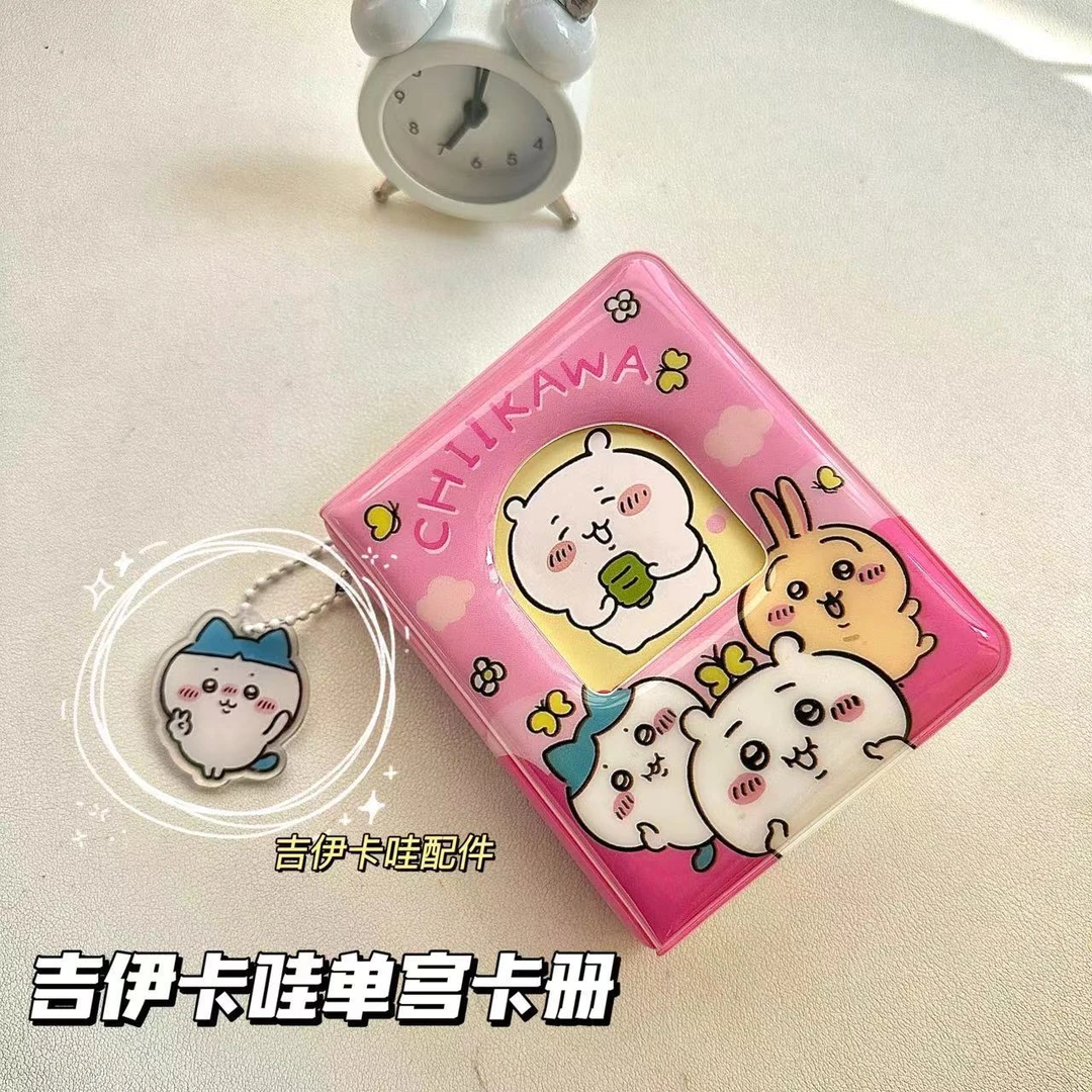 吉伊单宫格卡册可爱高颜值追星3寸小卡拍立得相册