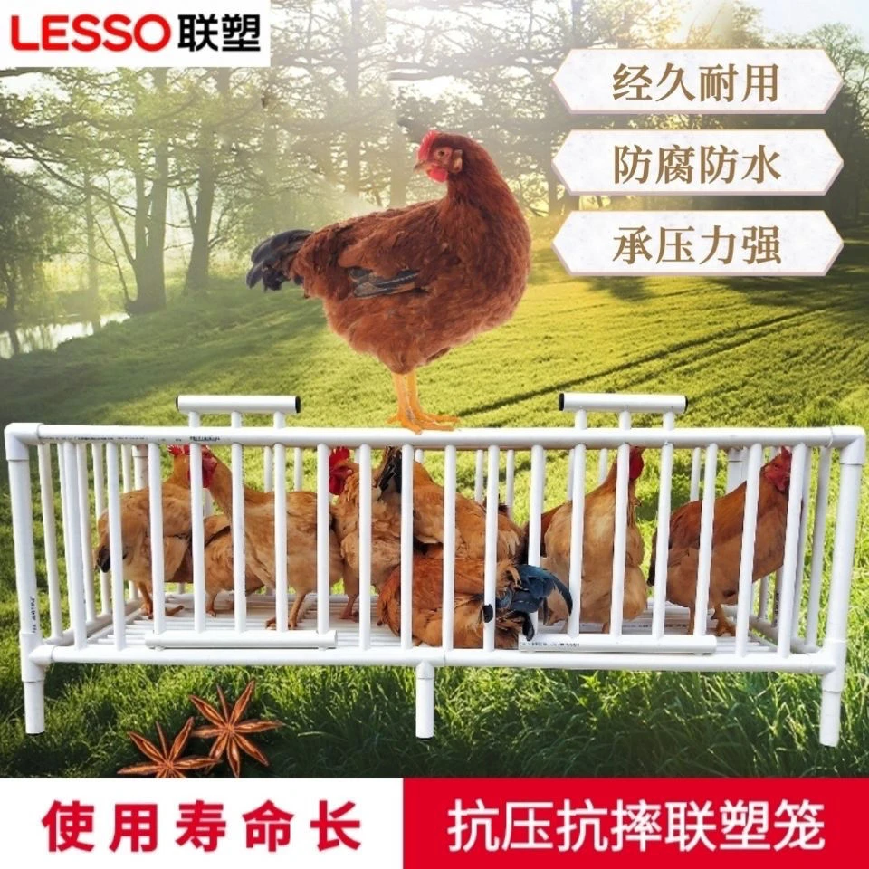 (联塑管笼子)鸡鸭鸽子兔子笼抗压耐摔家用大号联塑管养殖笼