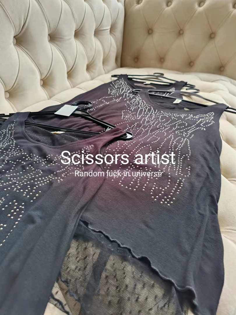【Scissors artist】高端设计师走秀女装背心0655