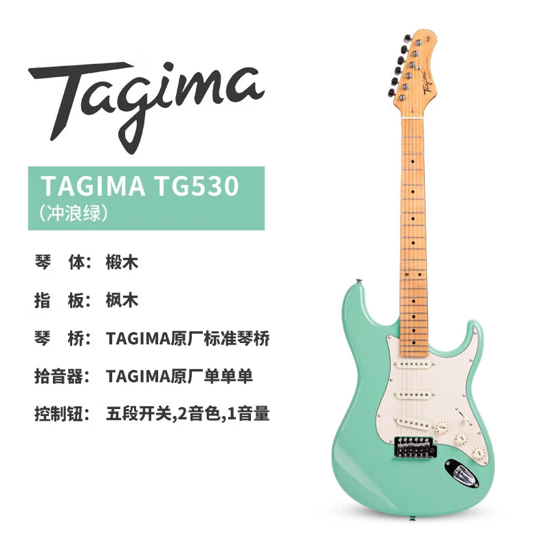 Tagima电吉他塔吉玛TG530pro T635儿童款成人专业级初学者入门510
